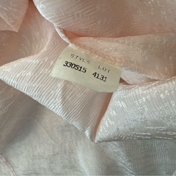 Vintage Christian Dior Pink Lace Trim Slip Dress Nightgown lingerie Large *flaws - Picture 9 of 9